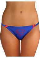Superman Lace Back Panty-extra Large