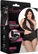 Lace And Mesh Teddy-black-(disc)
