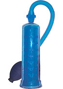 Supersizer Ii Penis Pump 8in - Blue