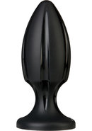 Platinum Premium Silicone - The Rocket Anal Plug - Black