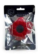 Oxballs Diesel Silicone Cock Ring - Red