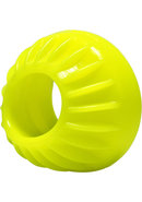 Oxballs Turbine Silicone Cock Ring 1.75in - Yellow