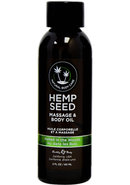 Hemp Seed Massage Oil Naked In The Woods 2oz