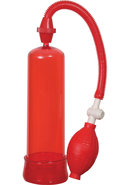 Linx Pumped Up Fire Penis Pump - Red