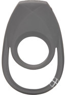 Apollo Rechargeable Silicone Support Cock Ring - Gray