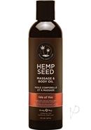 Hemp Seed Massage Oil 100% Natural Blend Isle For You 8 Ounce