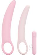 Inspire Silicone Vibrating Dilator Kit Waterproof Pink 3...