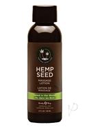 Hemp Seed Massage Lotion 100% Vegan Naked In The Woods 2 Ounce
