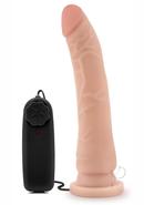 Dr. Skin Vibrating Dildo With Suction Cup 8.5in - Vanilla