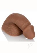 Packer Gear Silicone Packing Penis 4in - Chocolate
