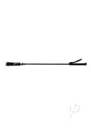 Rouge Fifty Times Hotter Long Riding Crop Slim Tip 24in - Black