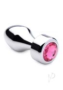 Booty Sparks Weighted Base Aluminum Plug Gem - Small - Pink