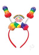 Rainbow Pecker Bopper Headband - Multicolor