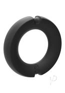 Kink Stretchable Silicone-covered Metal Cock Ring - 45mm -...