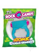 Rock Candy Atomic Sugar Grinder Vibrating Cock Ring - Blue