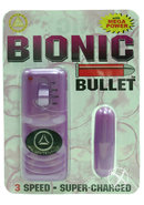 Bionic Bullet Slim 3 Speed Supercharged With Remote  - Purple