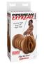 Pipedream Extreme Toyz Flip A Sista Over Masturbator - Pussy And Butt - Chocolate