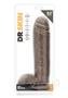 Dr. Skin Silver Collection Mr. Mister Dildo With Balls And Suction 10.5in - Chocolate