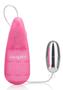 Tear Drop Bullet With Wired Remote Control 2.1in - Pink