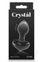 Crystal Premium Glass Heart Probe - Black